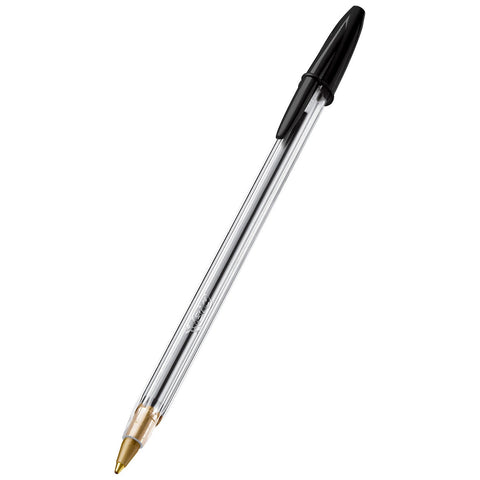 Bolígrafo Bic Cristal Punto Mediano Dura + Negro